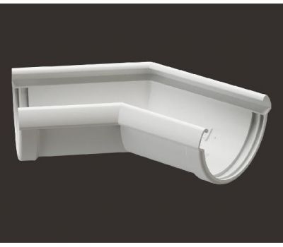 Угол желоба универсал 135° Lux ПВХ Пломбир от производителя  Docke по цене 1 473 р